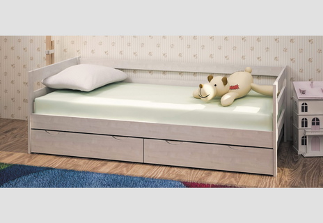 Кровать детская массив с ящиками