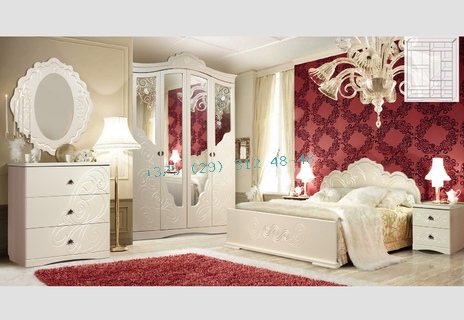 Набор мебели для спальни Жемчужина (модульная) КМК 0380 комплектация 1