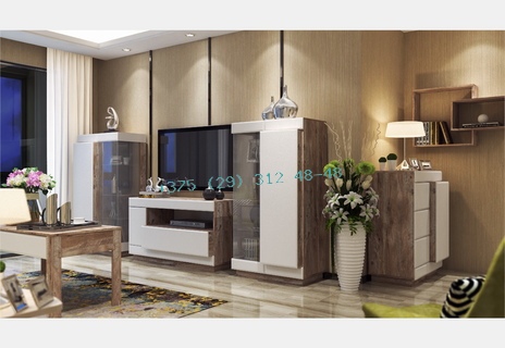 Набор мебели для жилой комнаты Роксет КМК 0554 вариант 1
